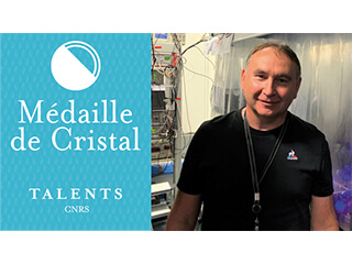 Fabrice Wiotte : Médaille de cristal du CNRS 2022