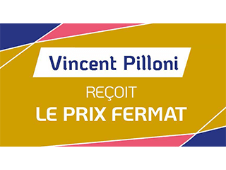 Vincent Pilloni reçoit le Prix Fermat